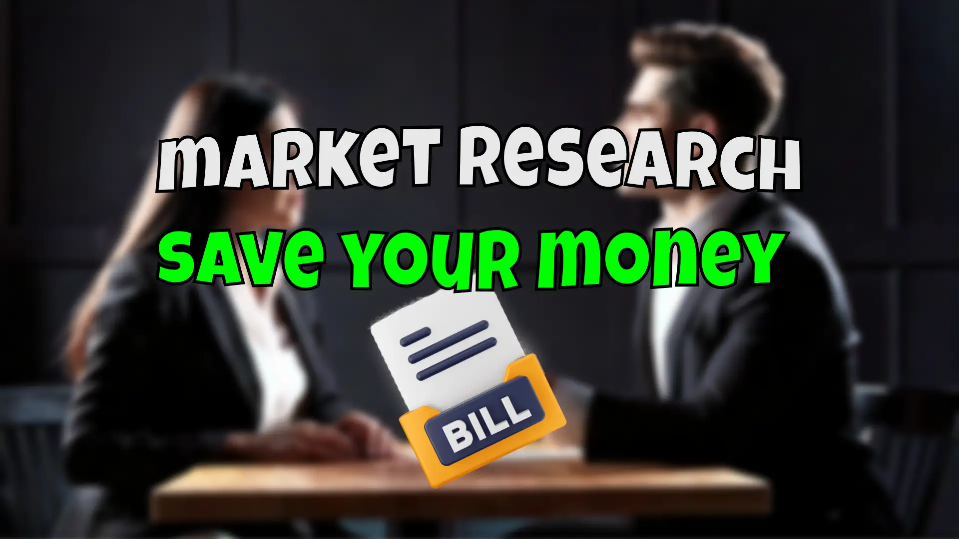 argument about using a market research tool